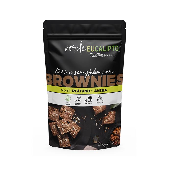 HARINA PARA BROWNIES PLÁTANO MACHO VERDE 385 grs.