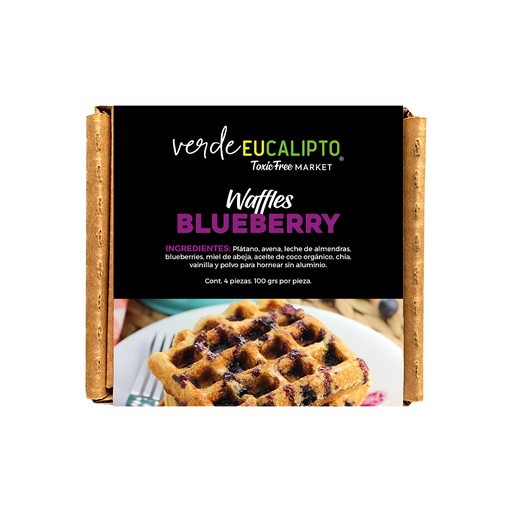 BLUEBERRY WAFFLE BOX 4 pz.