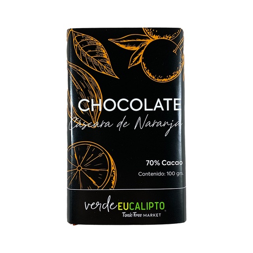 ​CHOCOLATE CÁSCARA DE NARANJA 100 grs.